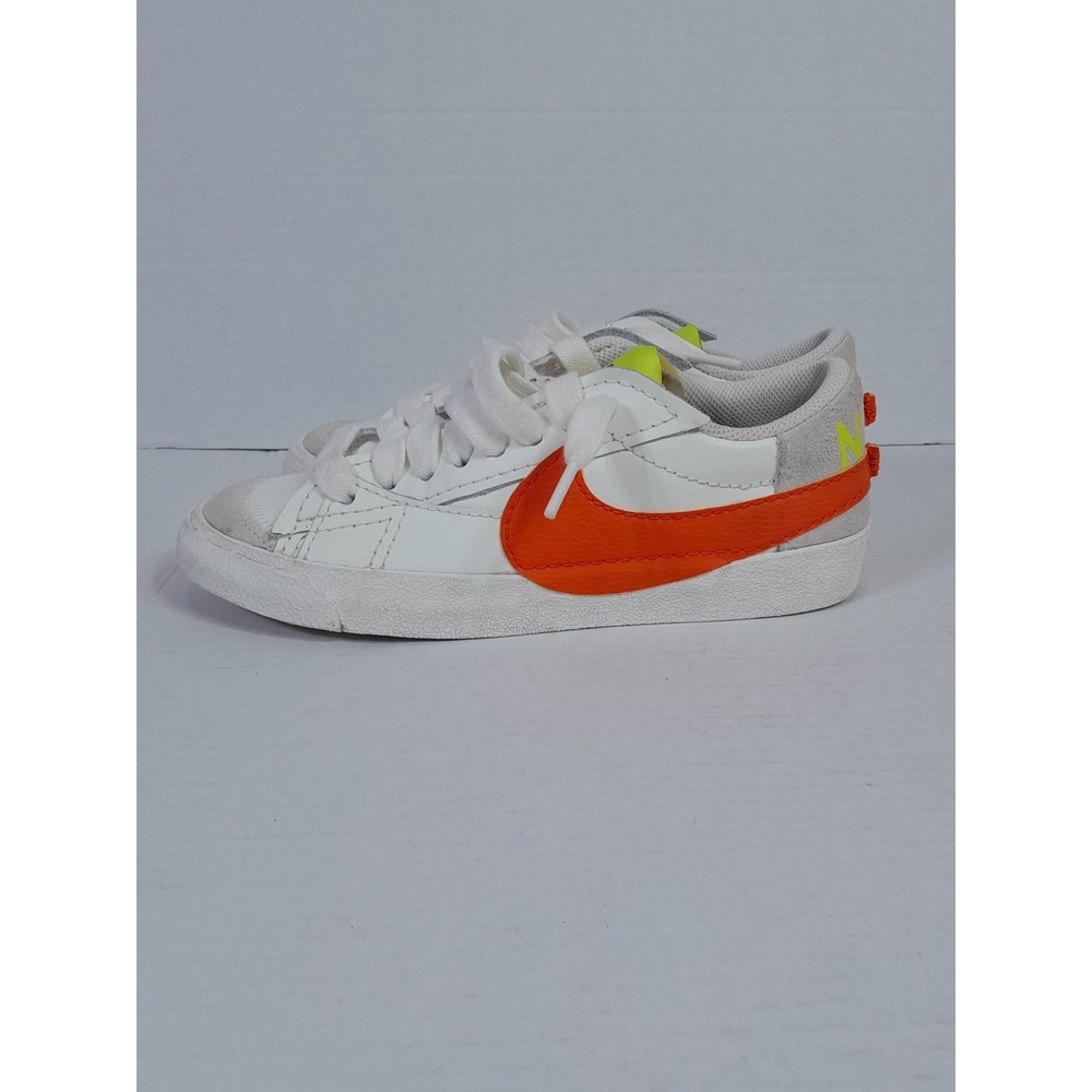 Nike Blazer Low 77 Jumbo Sail/Rush Orange White Retro Sneaker Women Sz 7.5